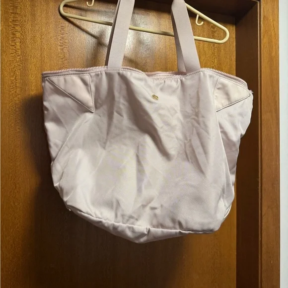 Lululemon Athletica Light Pink Tote Bag - Picture 1 of 10